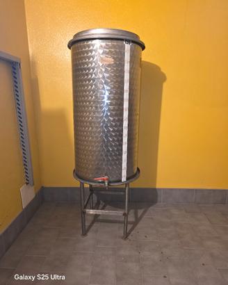 contenitore vino inox 150 litri 