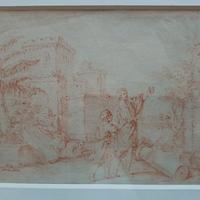 paesaggio con figure