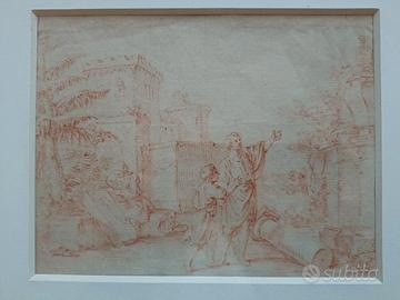 paesaggio con figure