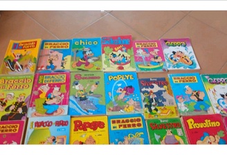 LOTTO/BLOCCO 27 UMORISTICI VINTAGE GEPPO BRACCIO D