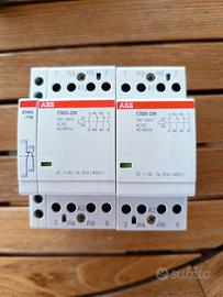 Contattori modulari ABB ESB25-22N 25A 400V + Blocc