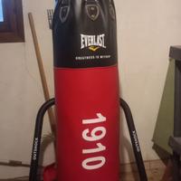 Sacco pugilato+piattaforma metallo