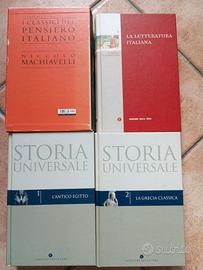 N.4 libri storia e letteratura