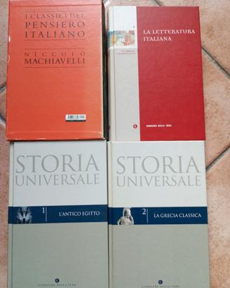 N.4 libri storia e letteratura
