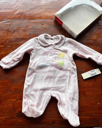 Body neonata 1/3 mesi rosa