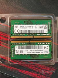 32GB Ram DDR4 Sodimm Sk Hynix 3200mhz da gaming