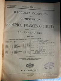 Libro storico Chopin ( pianoforte)