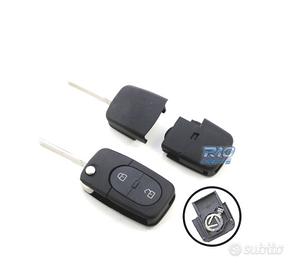 ALLOGGIAMENTO CHIAVE AUDI QUADRATA 2 PULSANTI CON 