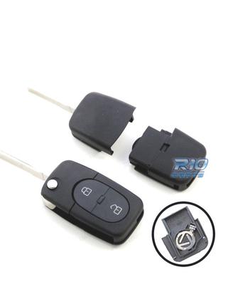 ALLOGGIAMENTO CHIAVE AUDI QUADRATA 2 PULSANTI CON 