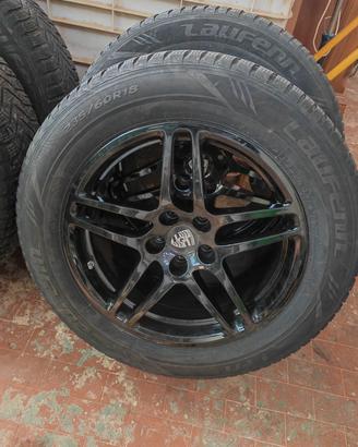 gomme 18 macan Porsche -cerchio nero gomma 50%