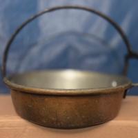 Tegame largo e basso di rame