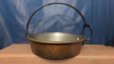 Tegame largo e basso di rame