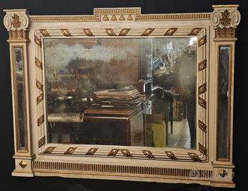 Caminiera, abete laccato Stile Barocco Veneziano