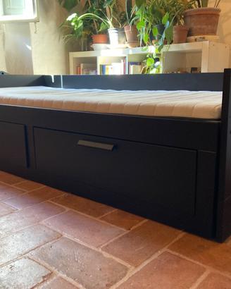 Letto Ikea BRIMNES apribile con 2 cassetti,