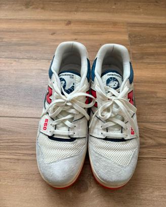 New Balance 550 tg 45, usate ben conservate