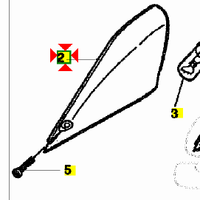 -Lente freccia ant Sx Yamaha BW'S 50 5FXH33120000