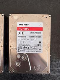 Lotto 3 HD toshiba PC o NAS [2 P300 + 1DT01ACA300]
