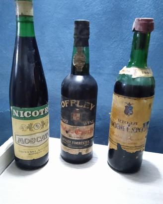 Lotto 3 Bottiglie Storiche d'Epoca