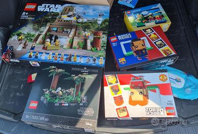 lego star wars cartolina brickheadz nuovi