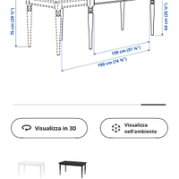 Tavolo allungabile +6 sedie