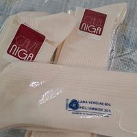 3 paia di calze lunghe uomo in lana 