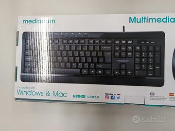 Tastiera e Mouse Mediacom Nuovi