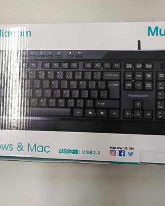 Tastiera e Mouse Mediacom Nuovi