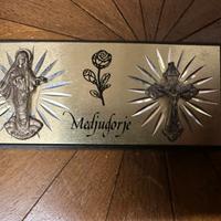 Quadro Medjugorje: santino da cruscotto