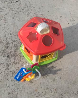 gioco bebe, casa con chiavi