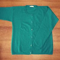 Twin set verde 100% cachemere caldissimo taglia M