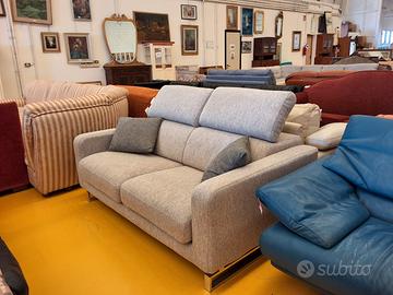 DIVANO GRIGIO POLTRONE SOFA'