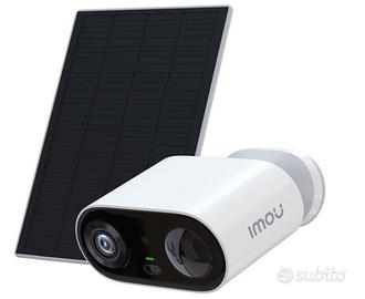 Telecamera Wi-Fi Esterno con Pannello Solare,