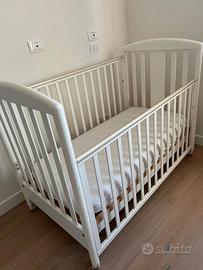 Lettino culla con sponde abbassabili Pali