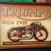 Quadro in legno Triumph