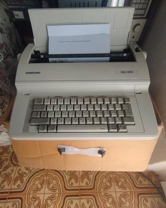 Macchina da scrivere Samsung SQ-1200 - con sca