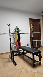 HOME GYM POWER GEAR COMPLETA+300kg CALIBRATI