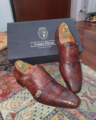 Scarpe Uomo Cesare Firrao coccodrillo 100%