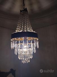 Elegante Lampadario Stile Impero con Cristalli