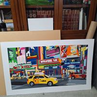 Ugo nespolo, serigrafia pubblicata 