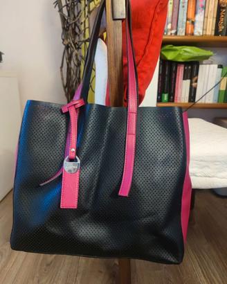 Borsa Carpisa nera e fucsia