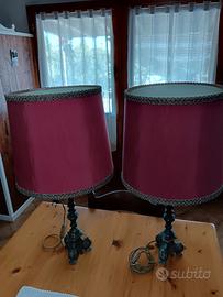 coppia lampade da tavolo