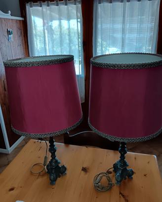 coppia lampade da tavolo