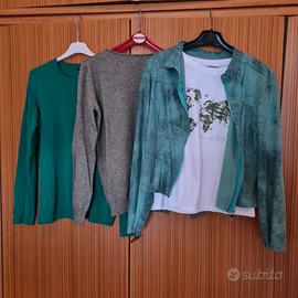 Abbigliamento verde donna