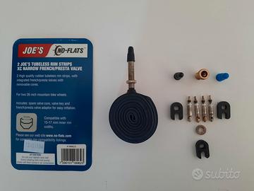 JOE'S TUBELESS RIM STRIPS VALVOLA PRESTA