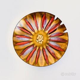 Piatto in rame smaltato “Franco Bastianelli”