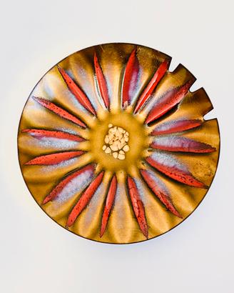 Piatto in rame smaltato “Franco Bastianelli”