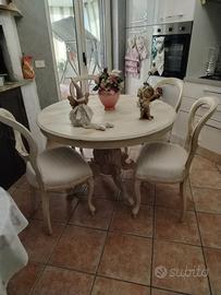 TAVOLO SHABBY ALLUNGABILE 