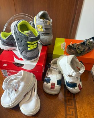 Lotto Scarpe Bimbo tg 20 e 21