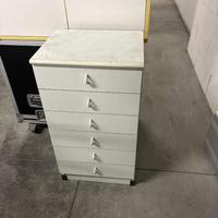 Cassettiera bianca – 6 cassetti