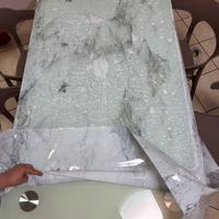 TAVOLA IN VETRO RETTANGOLARE